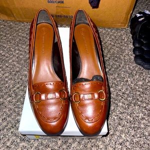 Etienne Aigner loafers brown size 8.5 Womens